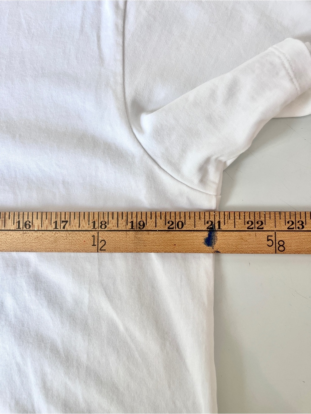 Hudson North Organic Cotton Polo Shirt White Cropped Boxy L Minimalist Preppy - Picture 7 of 9